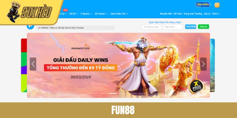 FUN88 - Sân Chơi Cá Cược Bóng Đá Không Thể Bỏ Qua Năm 2025